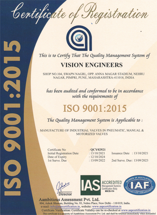 ISO Certificate