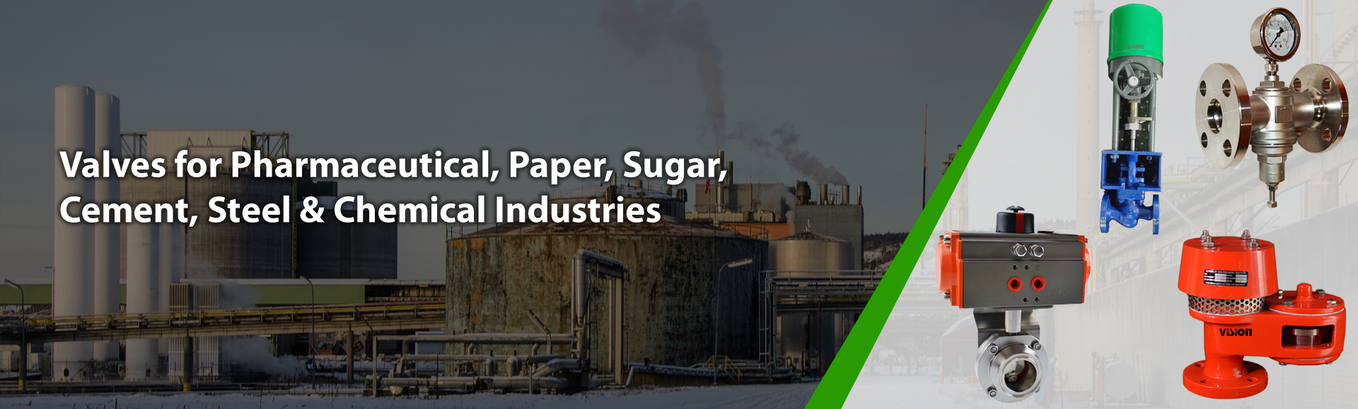 valves for sugar industries